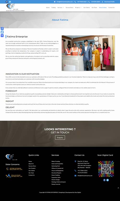 fatimaenterprise-about Fatima Enterprise, Fatima Enterprise