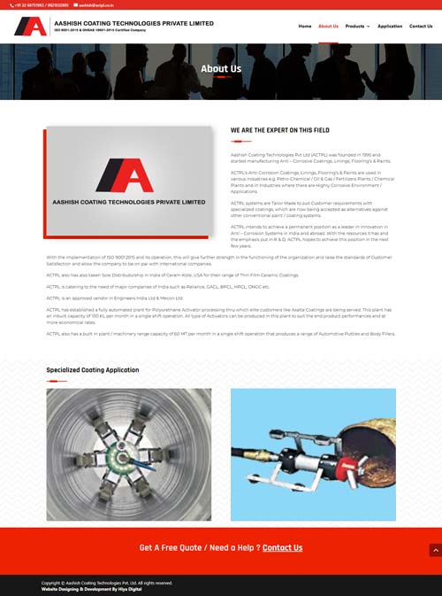 actpl-about Aashish Coating Technologies Private Limited, Aashish Coating Technologies Private Limited