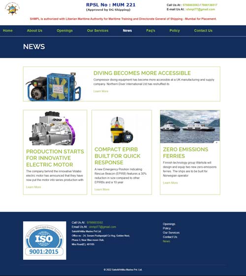 sakshihritikamarine-news Sakshihritika Marine Private Limited, Sakshihritika Marine Private Limited