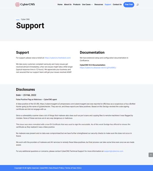 cybercns-support Cyber CNS, Cyber CNS