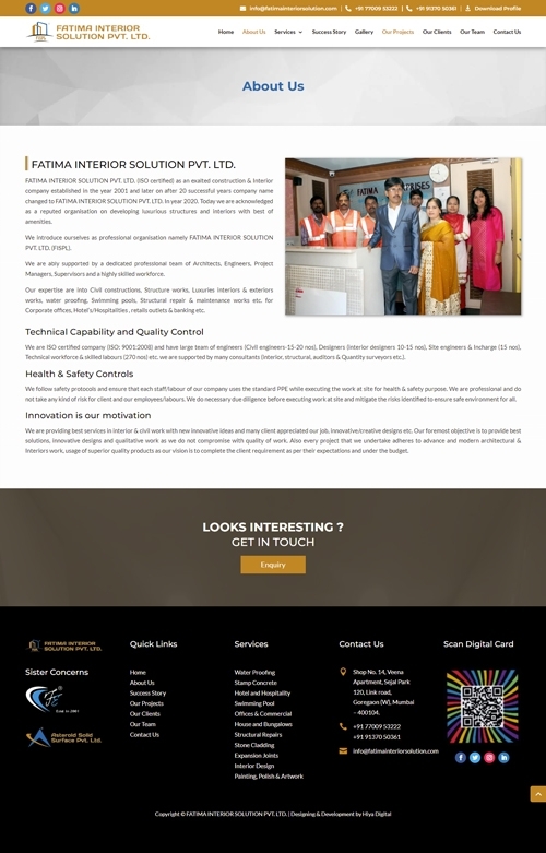 fatimainteriorsolution-about Fatima Interior Solution, Fatima Interior Solution