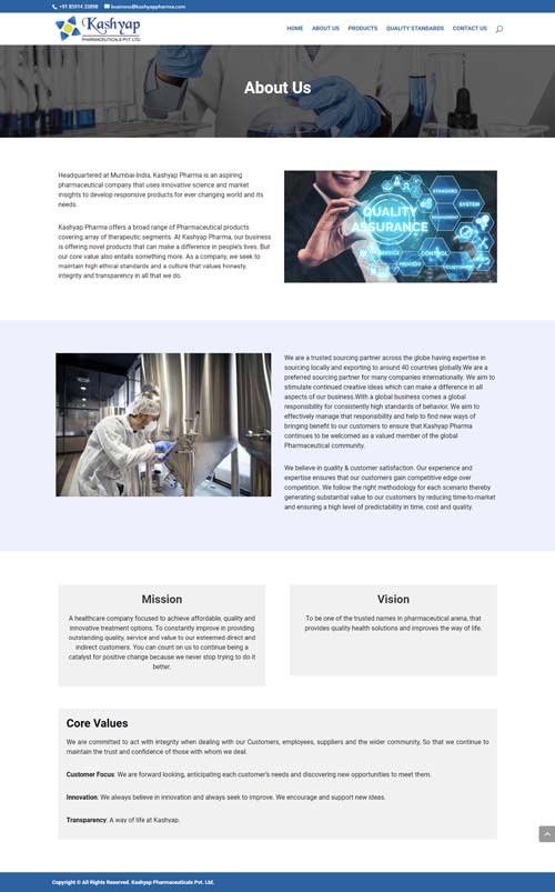kashyappharma-about Kashyap Pharmaceuticals Pvt. Ltd., Kashyap Pharmaceuticals