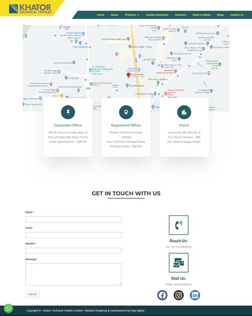 kttl-contact Khator Technical Textiles Limited, Khator Technical Textiles Limited