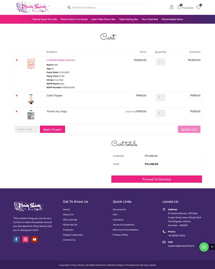 Party Sharty Cart Party Sharty Cart