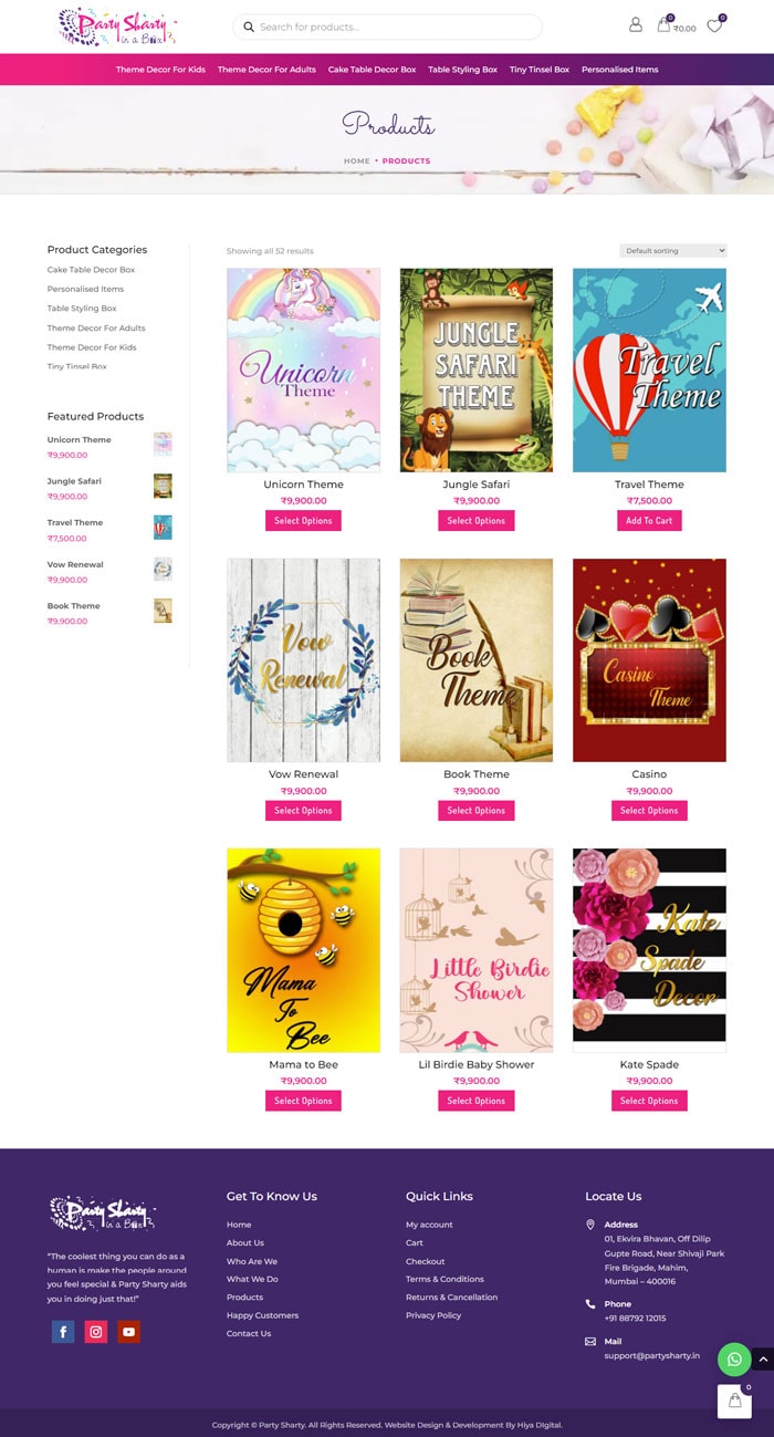 Party Sharty Store Party Sharty Store