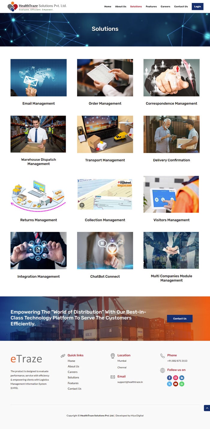 HealthTraze - Solutions HealthTraze - Solutions